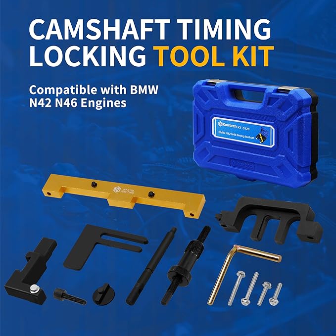 Engine Camshaft Locking Timing Tool Kit Compatible with BMW Z4 318i 320i 316i 118i N42 N46 N46T E87 E46 E60 E90 E85 Engine, Replace for OEM 119350 119291 118700