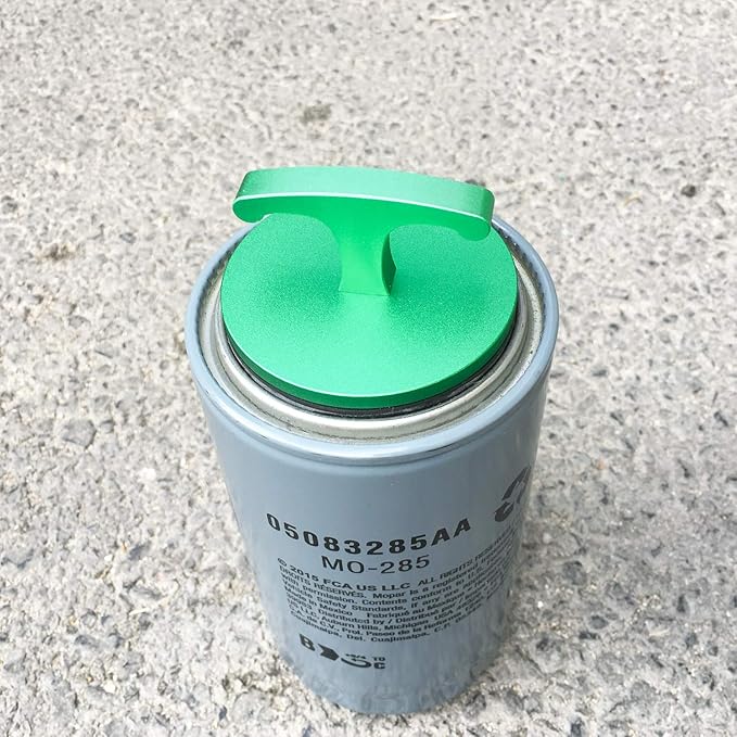 Aluminum Alloy-Oil Filter Plug Tool，Oil Filter Plug Cap Off Tool for Dodge Ram 05083285AA MO285 Turbo Diesel 5.9L 6.7L Cummins-Green
