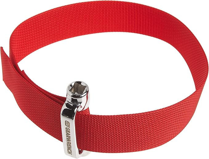 GEARWRENCH Heavy-Duty Oil Filter Strap Wrench | 3/8" & 1/2" Drive | 3529D