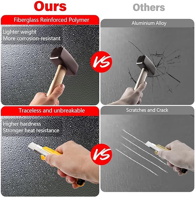 Hard Quad-Fold Tonneau Cover Truck Bed Fits 2004-2014 Ford F-150 and 2006-2014 Lincoln Mark LT Styleside (Not for Flareside) 6.5FT (78.8") Bed