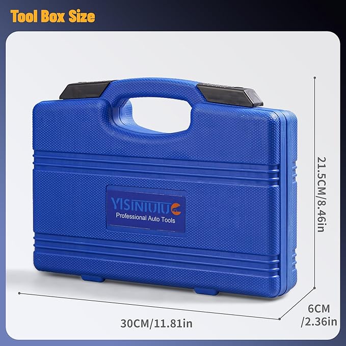 3163021 Cam Timing Tool Kit Engine Brake Adjustment Tool 7MM for All Cummins ISX QSX Engine 2007-2017.Heavy Duty Camshaft Holding Tool with 3163530 Engine Brake Adjustment Tool 3163069 Cam Gear Puller