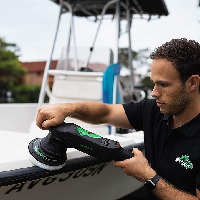 BATOCA Dual Action Polisher, Auto Buffers and Polishers, DA Buffer for Car Detailing, 6 Inches and 700w Random Orbital ,6 Variable Speed with Polishing Pads for Waxing,Buffing,Sanding,Polishing