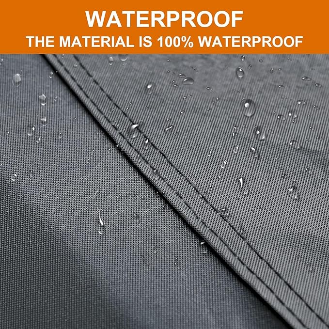 Kayme 7 Layers Heavy Duty SUV Car Cover Waterproof All Weather, Full Exterior Cover Outdoor Snow Sun Uv Protection with Zipper for Automobiles, Universal Fit for SUV Jeep (Up to 181 inch)