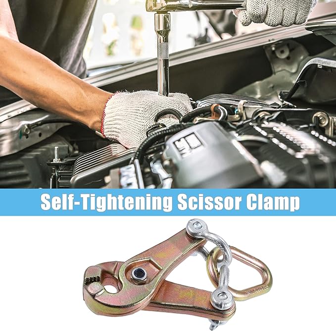 X AUTOHAUX Universal 3 Ton Self-tightening Body Repair Dent Puller for Car Trucks Golf Cart ATV UTV Frame Pulling Tool