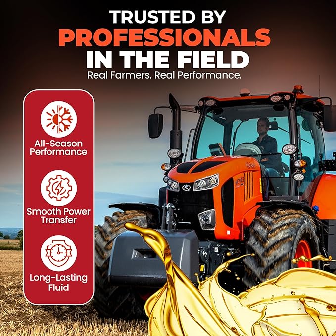 STARFIRE Premium Tractor Hydraulic & Transmission Fluid – 5 Gallon Pail – Multi-Purpose Hydraulic Oil for Tractors, Wet Brakes & Off-Highway Equipment – J20C Spec Equivalent