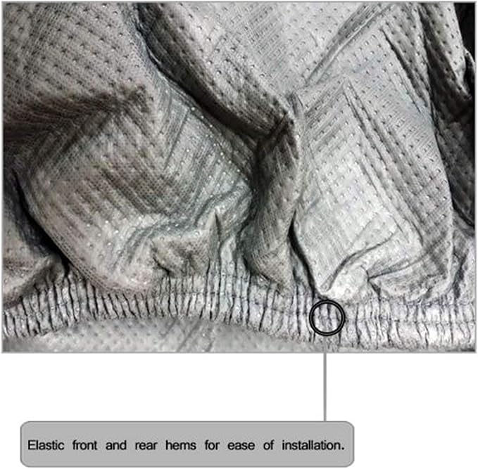 5 Layer Car Cover for Ford Connect 2014-2023 Compact Panel Van LWB Wagon 4-Door Semi Custom Fit Full Coverage Heavy Duty All Weather Sun Protection Breathable Dust Wind Shield