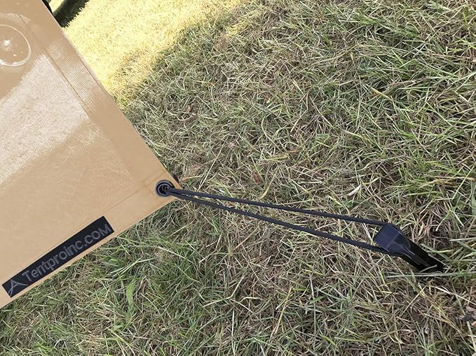 Tentproinc RV Awning Sun Shade Screen 8' X 16' 3'' (Fit for 17' Awning) Mesh Sunshade UV Blocker Screenshade for Motorhome Camping Trailer Awning Shadescreen Sunscreen - 3 Year Warranty (Beige)