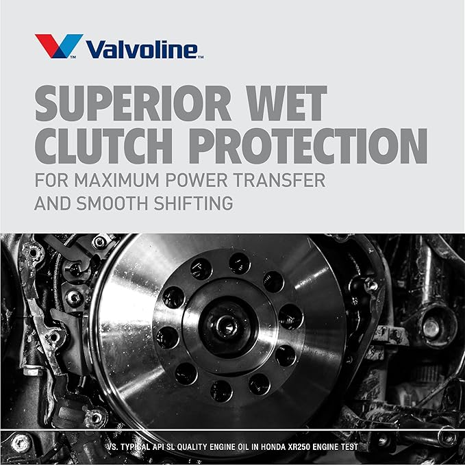 Valvoline 4-Stroke Motorcycle 20W-50 Motor Oil 1 Quart