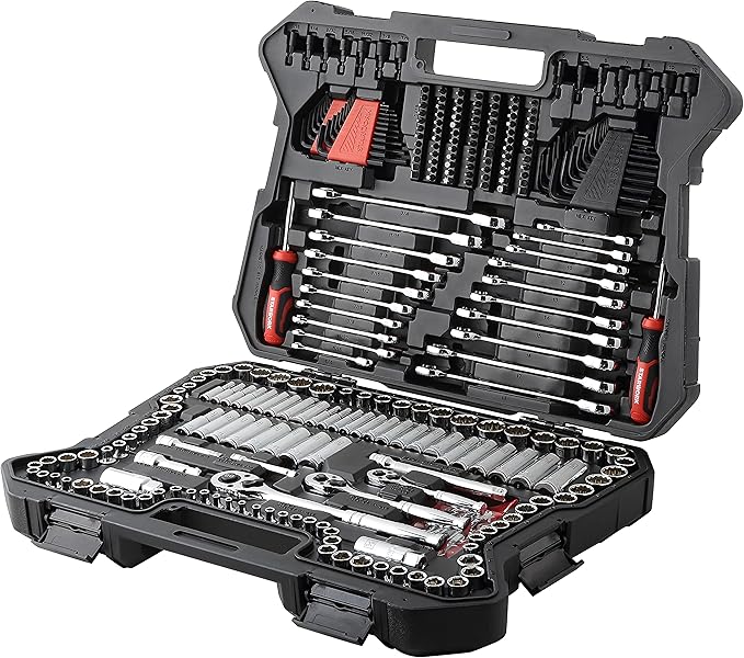 STARWORK TRUE MECHANIC 303-Piece Mechanics Tool Set and Socket Set, Professional, SAE/Metric