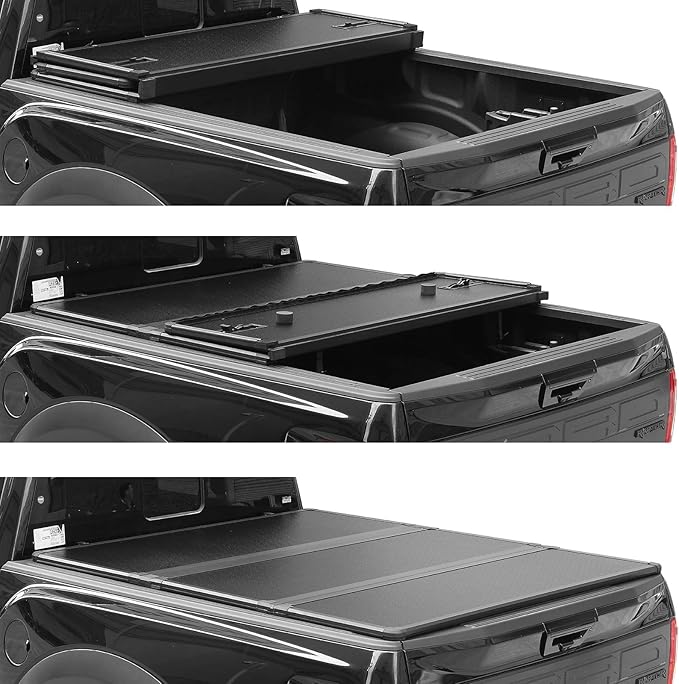 Lyon Cover 6.5' / 78.8"-78.9" Hard Tri-Fold Truck Bed Cover Compatible with 2015-2026 Ford F-150 Tonneau Cover