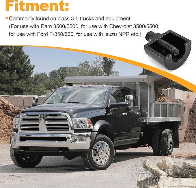 Intermediate Pitman Arm Puller Compatible with Medium Duty Trucks, School Busses, & More Vehicles, Intermediate Pitman Arm Puller for Class 3-5 Trucks and Equipment, 10388