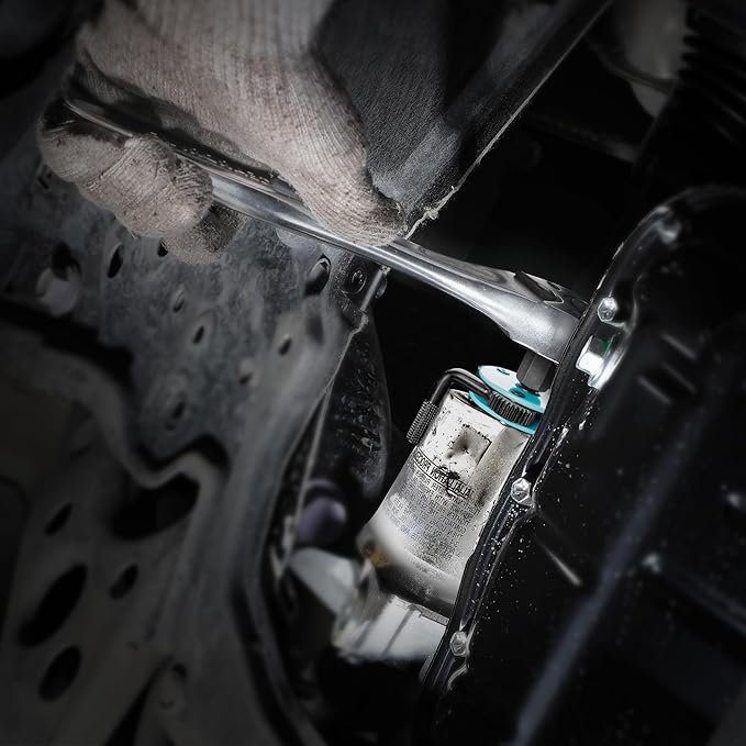 DURATECH Adjustable Oil Filter Wrench, Magnetic 3-Jaw Oil Filter Removal Tool, Large Sizes from 3" to 5.51"(76mm to 140mm), Ideal for Cars, Trucks, Tractor