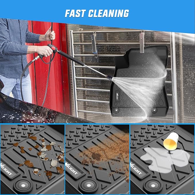 Nilight TPE Floor Mats for Nissan Sentra 2020 2021 2022 2023 2024 2025, All Weather Custom Fit Heavy Duty Floor Liners