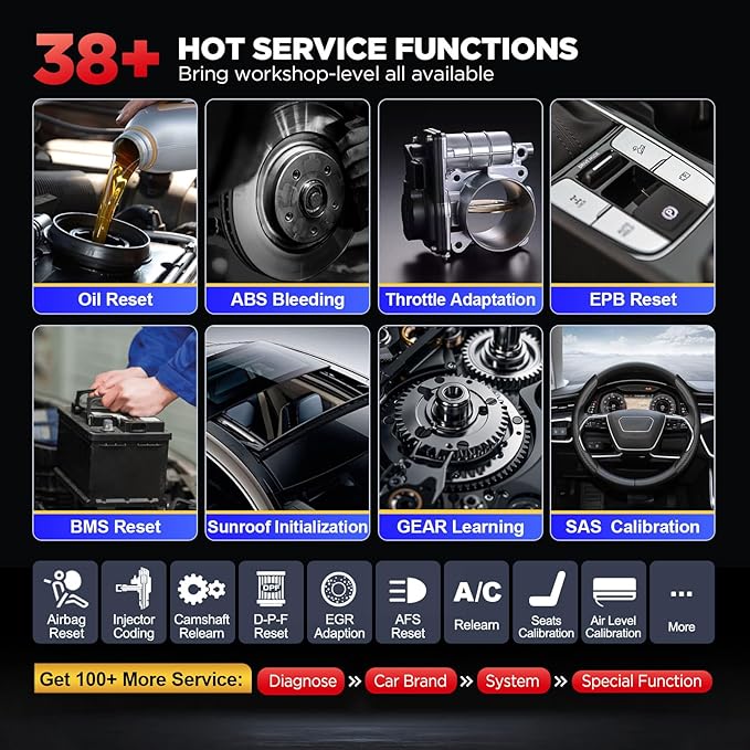 LAUNCH X431 Pro V5.0 2025 New Generation Automotive Diagnostic Scanner Tool, OEM Bluetooth Bidirectional OBD2 Scan Tool with CANFD & DOIP, 38+ Special Functions for All Cars