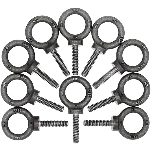 10 Pcs Lifting Shoulder Eye Bolts 1/4"-20 X 1