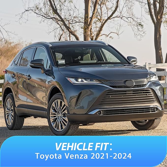 Nilight Vent Window Visors for Toyota Venza 2021 2022 2023 2024 2025, in-Channel Rain Guards, Original Window Deflectors-4PCS