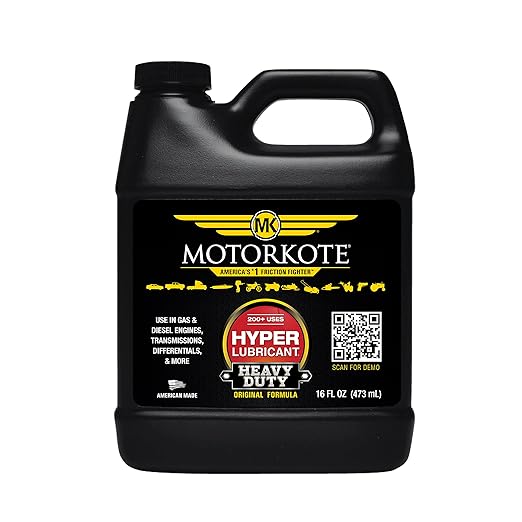 Motorkote Hyper Lubricant Engine Treatment, MK-HL16-06, 16-Ounce, Single
