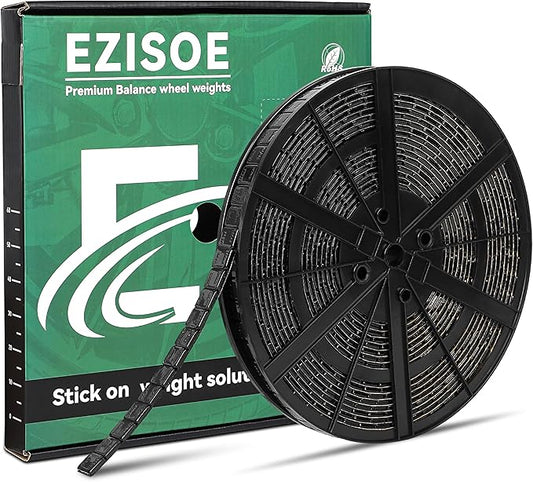 0.25 Oz Black Adhesive Wheel Weights（715pcs,11lbs/5kg）,1/4 Oz Stick on Wheel Weights for Cars, Trucks, SUVs, Motorcycles, Low Profile