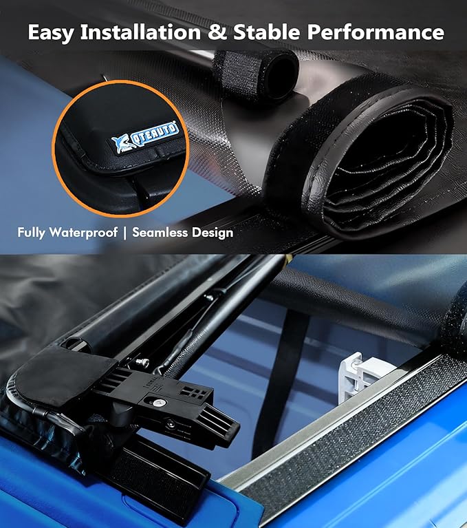 PM Auto Soft Roll Up Bed Cover Replacement for 2024 Ford F-150 Lightning 5'7" (67") Bed