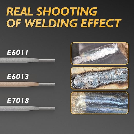 TOOLIOM 135A 110/220V Dual Voltage Mini Stick Welder Lift TIG Welder with LCD Display Portable Welding Machine with Hot Start, Arc Force and Anti-Stick