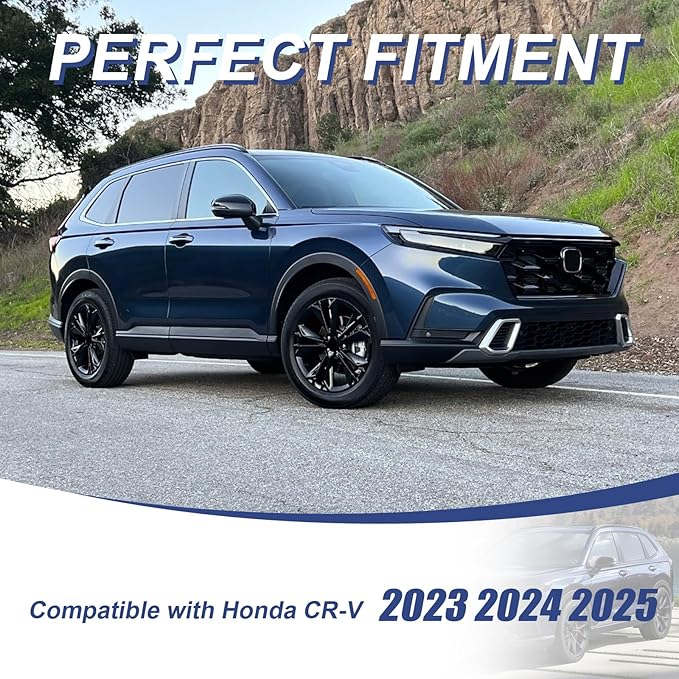 Front Grill Black Trim for Honda CRV 2023-2026 Grille Chrome Delete