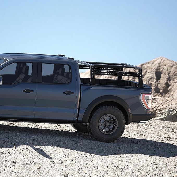 Truck Bed Racks Compatible with Dodge Ram 1500,Tacoma,Tundra,Jeep Gladiator JT, Chevy Silverado,Chevrolet Colorado,Ford Ranger,Frontier,Titan,Ford F-150 & Raptor,Overland Bed Rack for Truck