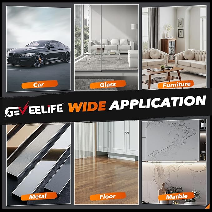 GEVEELIFE Buffer Polisher, 6 Inch/7 Inch 1600W Rotary Car Buffer Polisher Waxer, 7 Variable Speed 1000-3500 RPM, Detachable Handle for Car, Boat Sanding, Polishing, Waxing