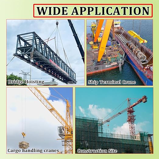 11 Ton Heavy Duty Swivel Hook, 360 Degree Crane Swivel Lifting Hook with Safety Latch, 24250 lbs Rotating Hoist Hooks Swivel Eye Sling Hook, Universal G80 Swivel Chain Hooks for Lifting Chains