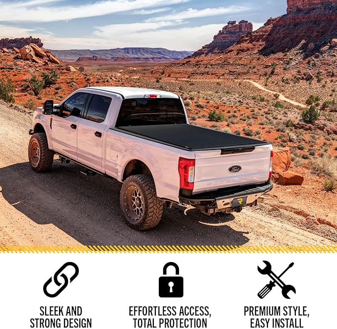 RealTruck TruXedo Sentry CT Hard Rolling Truck Bed Tonneau Cover | 1579116 | Fits 2017 - 2024 Ford F-250/350/450 Super Duty 6' 10" Bed (81.9")