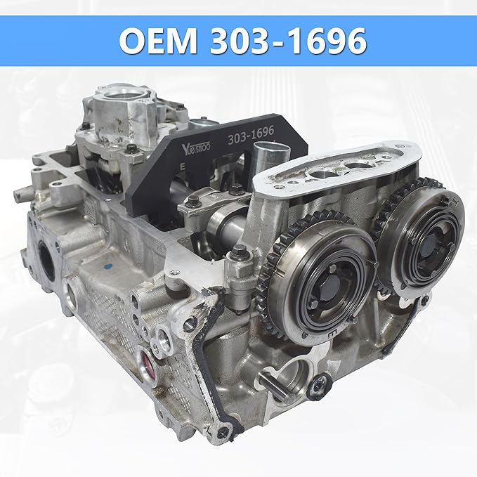 303-1696 Camshaft Holding Alignment Timing Tool, Compatible with Ford Explorer Lincoln Aviator Police Interceptor Utility 3.0L EcoBoost Engine, with Portable Case and Gloves