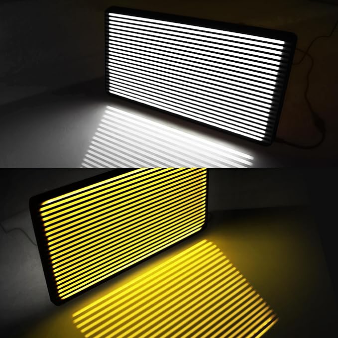 LED Stripe Line Board Paintless Dent Repair Tools Double Stripe USB Line Reflector Board with Adjustable Holder for Car Body dent Removal Testing Tool