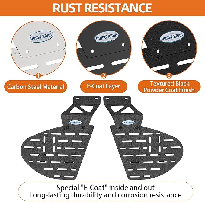 Hooke Road Crosstrek Rear Window Molle Panels for 2013-2017 Subaru XV Crosstrek, Only Works with Hooke Road Roof Rack