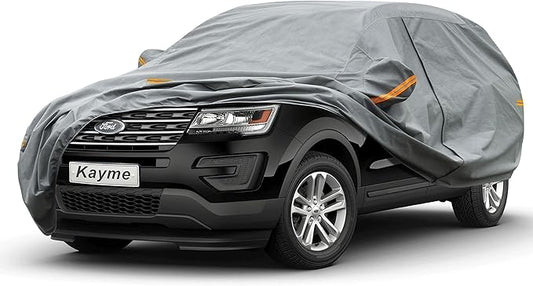 Kayme Heavy Duty SUV Car Cover Custom Fit Ford Explorer (2006-2025) Waterproof All Weather for Automobiles, Full Exterior Covers Sun Rain UV Protection.（Deliver About 3-10 Days）