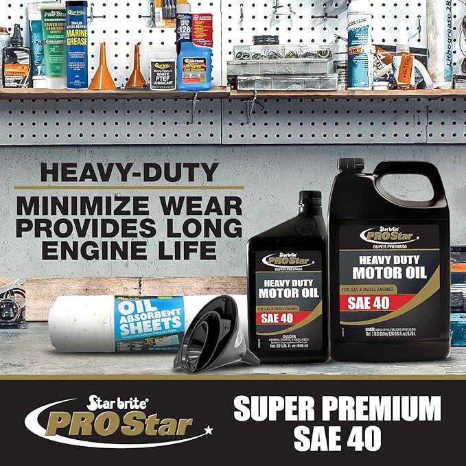 Star brite Pro Star Super Premium Heavy Duty Motor Oil SAE 40-1 gal