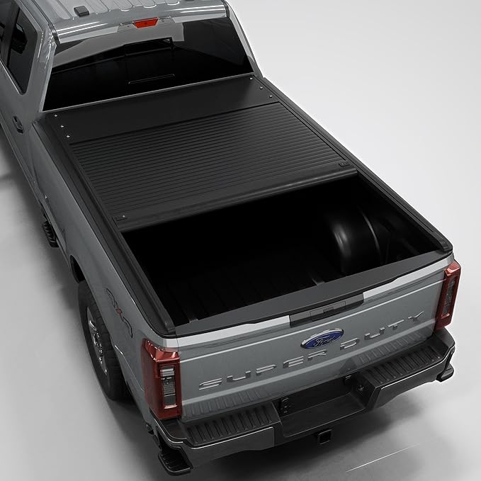 Aluminum Retractable Tonneau Cover Fits 1999-2016 Ford F-250/350 Super Duty 6.75' Bed (82")