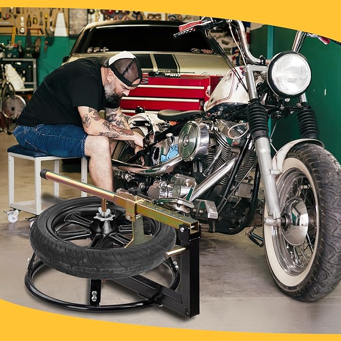 TUFFIOM 16-21 Inch Tire Changing Stand, Off-Road VehicleMotorcycleDirt Bike Stand Tire Changing Bead Remover, Tire Changing Repair Kit