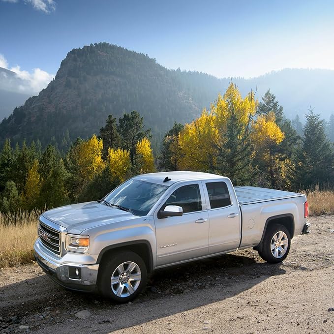 RealTruck BAK BAKFlip F1 Hard Folding Truck Bed Tonneau Cover | 772227RB | Fits 2019-2026 Dodge Ram 1500 w/RamBox, Fits w/and w/o Multi-Function (Split) Tailgate 5' 7" Bed (67.4")