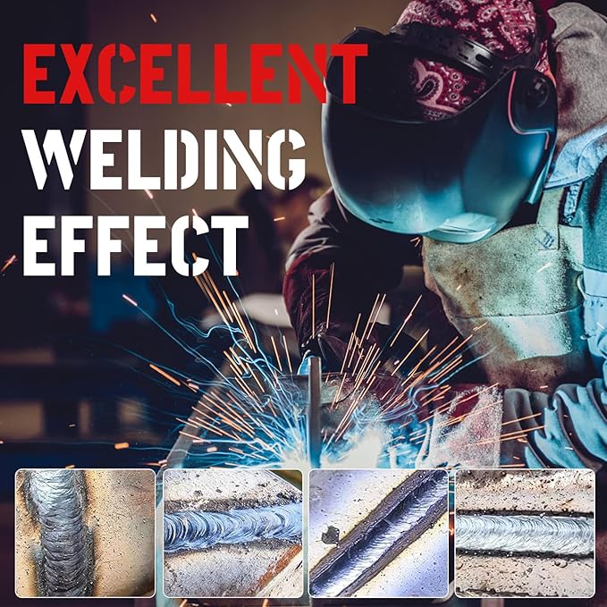 120Amp ARC Welder 110V Stick/Inverter Welding Machine 2-in-1, Adjustable Current 20-120A, Large LED Digital Display, IGBT Inverter, MMA-132