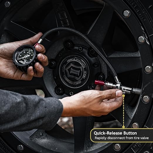 JACO Lightning RX4 Tire Deflator with Gauge - 60 PSI | Rapid Off Road Air Down Tool