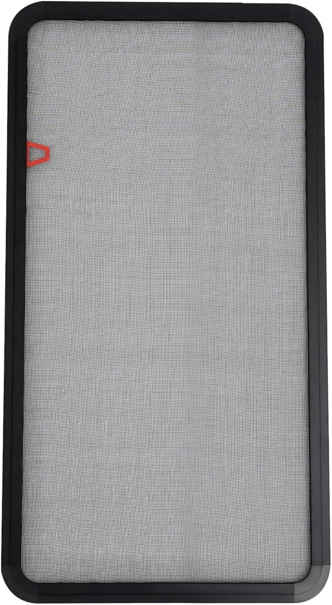 RV Exit Window, 36" W x 20" H Aluminum Alloy Push Out Camper Window with Tempered Glass & Screen, RV Camper Emergency Escape Window for Campers, Trailers