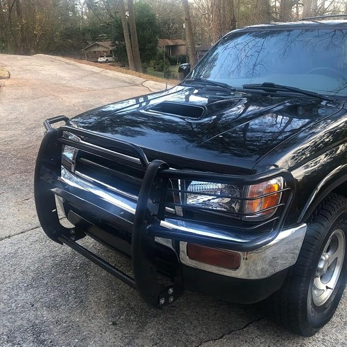 KUAFU Front Grille Guard Compatible with 1996-1998 Toyota 4-Runner 2001-2004 Toyota Tacoma Brush Guard Bumper Protector w/Hardware Steel Powder Coated