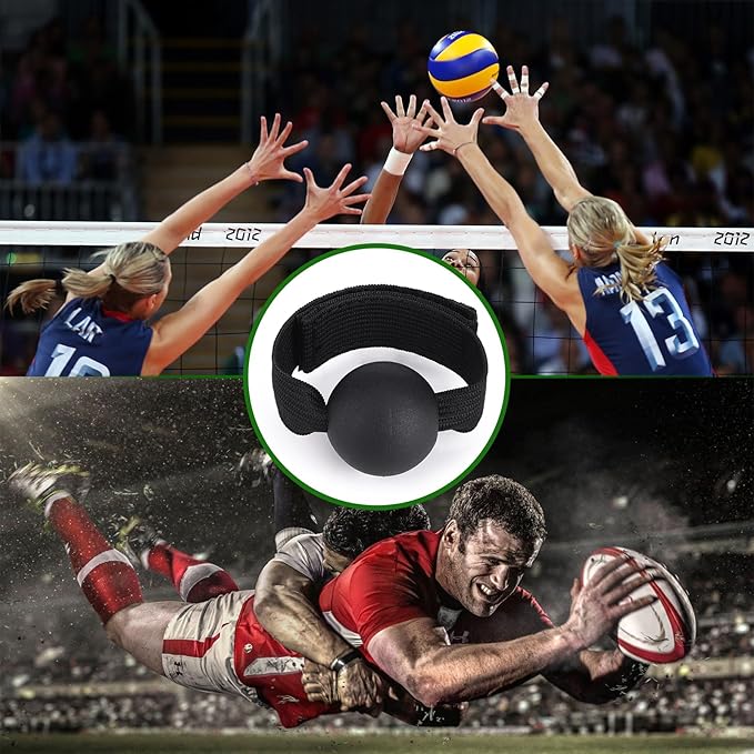 TOBWOLF 4PCS American Football Catching Trainer Band, Rugby Football Catching Receiver Trainers, Football Receiving Training, Volleyball Catching Training Hand Strap Beginner Practice Fingertip