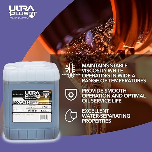 ULTRA 1PLUS AW ISO 32 Hydraulic Oil - 5 Gallon Jug