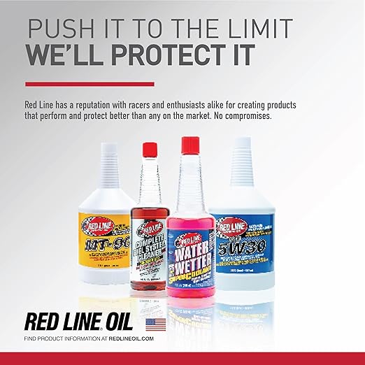 Red Line 50104 75W85 GL-5 Full Synthetic Gear Oil for Hypoid Limited Slip Differentials - 4 Quarts