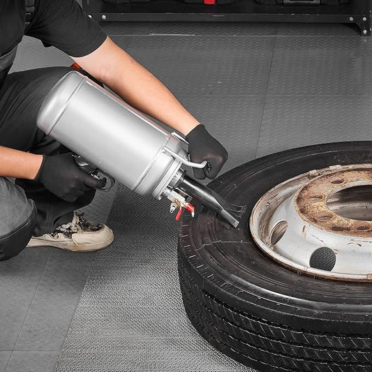 VEVOR Portable Tire Bead Seater, 1.6 Gal / 6 L Air Bead Blaster, Handheld Tire Inflator Tool, 87-116 PSI Operating Pressure, Trigger Seating Inflator for Car, Compact SUV, Light Truck, E-Bike, RV, ATV