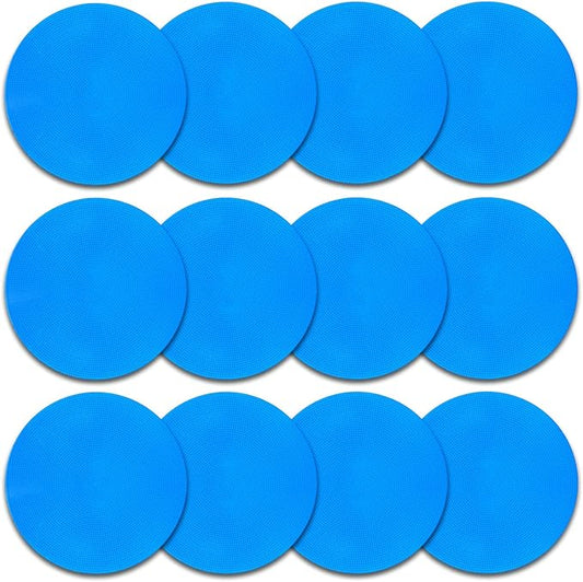 Spot Markers Rubber Floor Dots 9inch Non Slip Agility Dots Flat Cones for Kids Sports Soccer Basketball Training, Social Distancing, Preschool Kindergarten Classroom