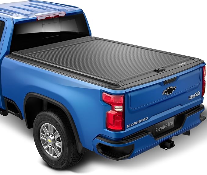 Retractable Hard Tonneau Cover Fits Chevy Silverado & GMC Sierra 2500 3500 HD 2020-2025 6.8 Ft Truck Bed (82.2'') | No Fit Carbon Pro Bed (2020-2025 2500 HD, 6.8 FT)