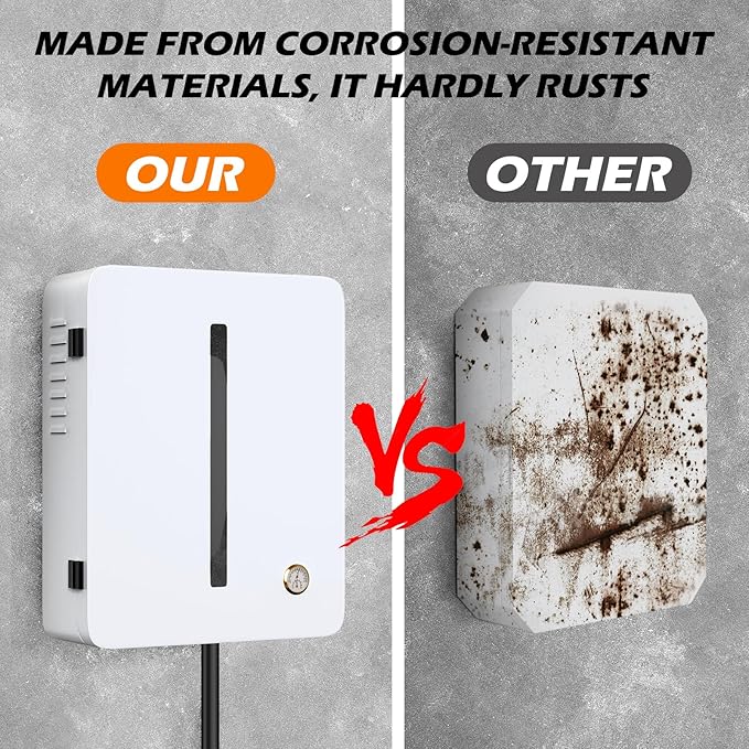 Charger Station Box Compatible with Tesla Gen 3 Wall Connector and ChargePoint EV Charger, Cable Organizer Holder Lock Cover Outdoor Rainproof, Snowproof, Dustproof, Theftproof, Rustproof