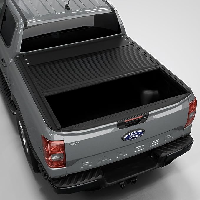 Aluminum Retractable Tonneau Cover Fits 2024-2026 Ford Ranger 5' Bed (61")