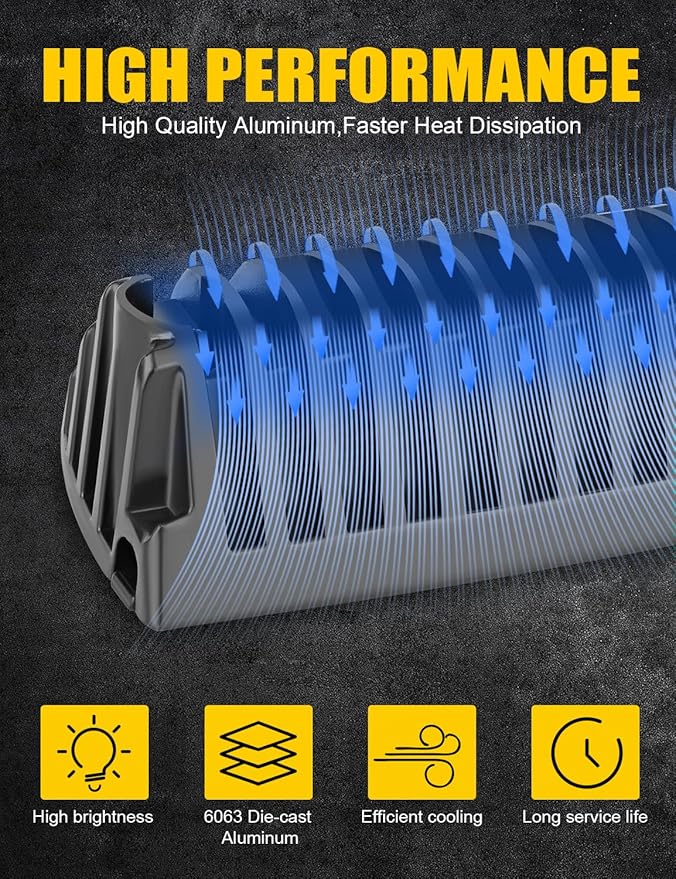 Chelhead RV Exterior Light White Amber Led RV Porch Light 12V RV Lights Exterior Utility Light Compatible with RVs, Trailers, Campers, 5th Wheels, Aluminum Base 1 Pack